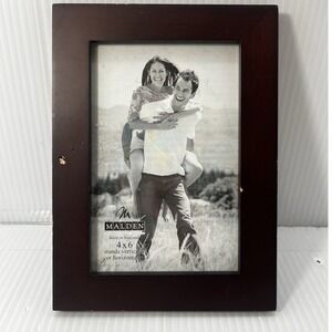 Vintage Wood Picture Frame 4" X 6" Made In Thailand 8079-46
